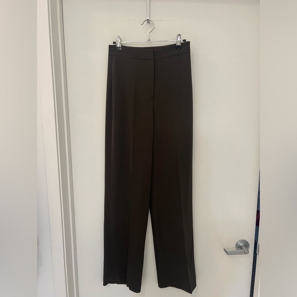 H&M army green dress pants size 2